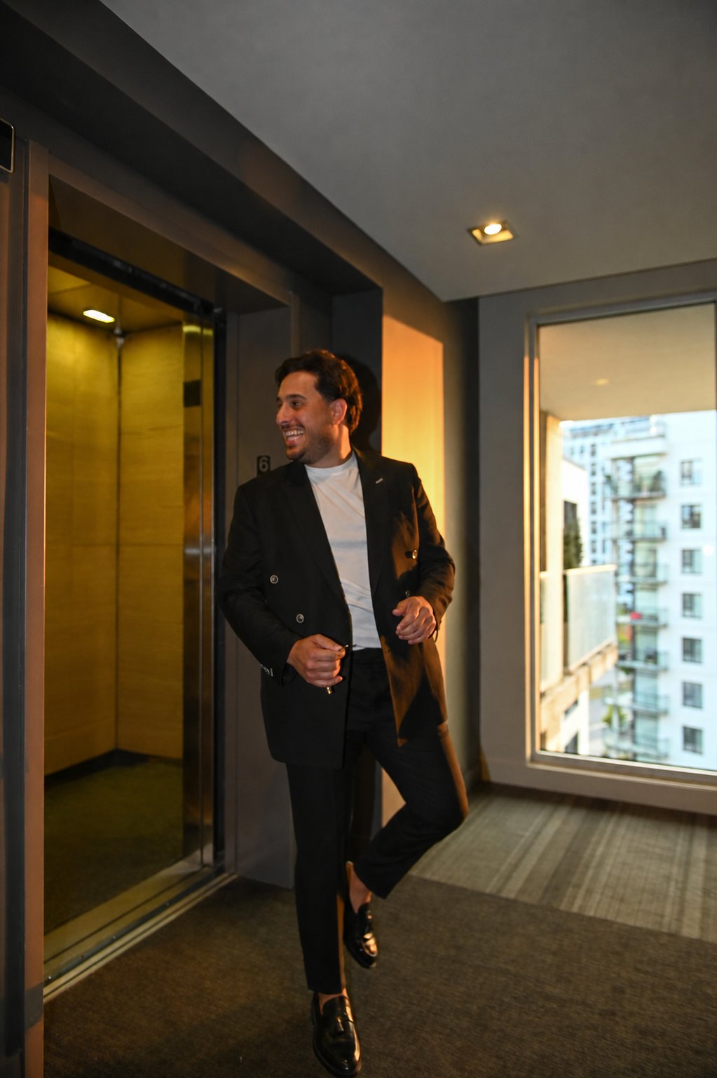 Anthony Delli Fraine in a contemporary Montreal residence